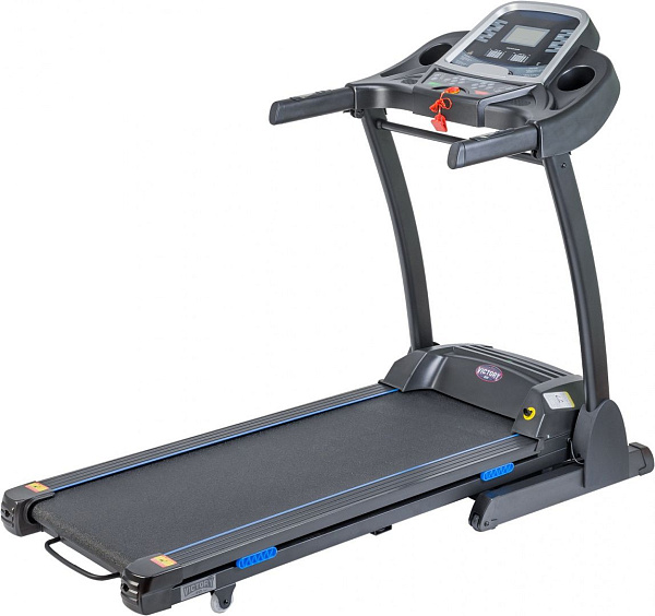 Беговая дорожка VictoryFit VF-730 для дома: 3 л.с., 16 км/ч, полотно 135х47 см, до 130 кг, MP3