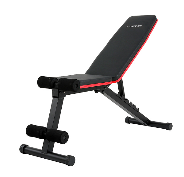 Скамья силовая универсальная UNIX Fit BENCH 110 складная для дома: регулировка спинки, до 240 кг