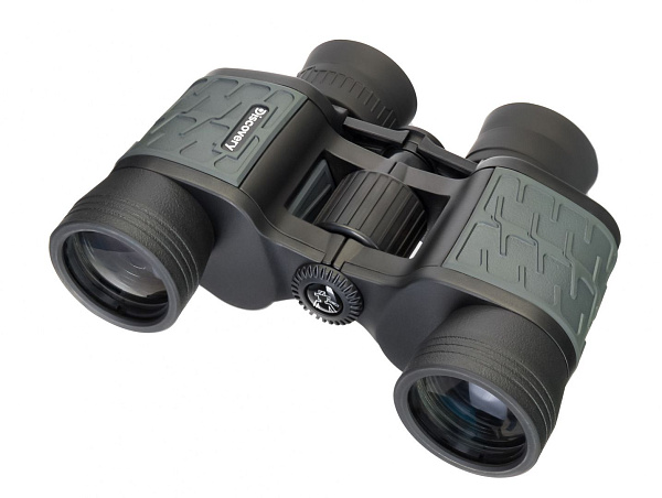 Бинокль Levenhuk Discovery Flint 8x40: 8-кратное увеличение, Porro-призмы, для охоты и рыбалки