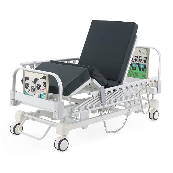 Кровать электрическая подростковая MED-MOS DB-9: 4 секции, ABS, матрас, Тренделенбург/Антитренделенбург