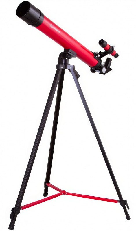 Телескоп Bresser Junior Space Explorer 45/600 AZ красный: детский рефрактор для изучения космоса и наземных объектов