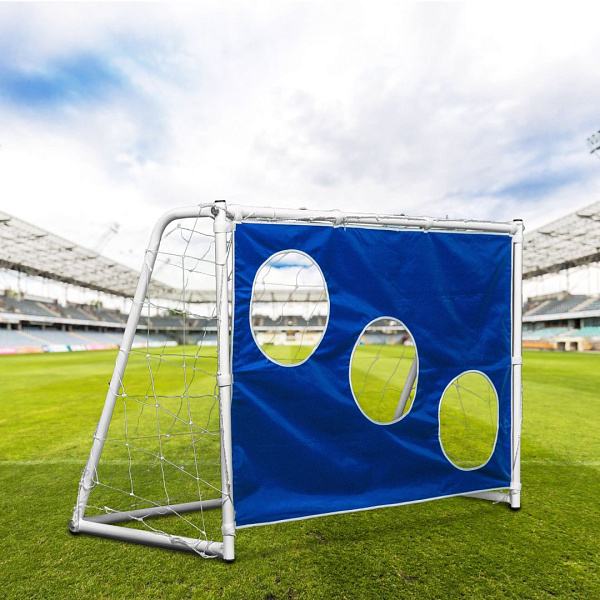 Игровые футбольные ворота DFC Goal120T с тентом для отработки ударов 120х80х55 см