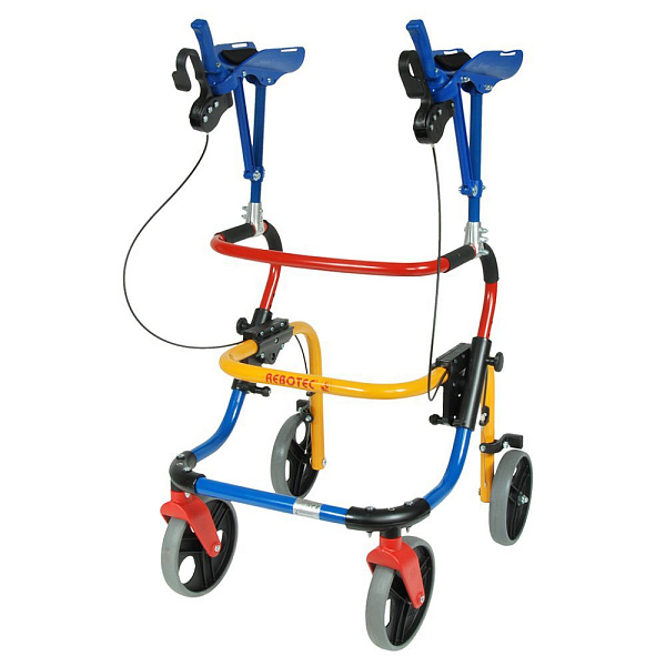 Ходунки-роллаторы детские Rebotec FIKSI с поддержкой предплечья Яно - легкие, складные, с тормозом