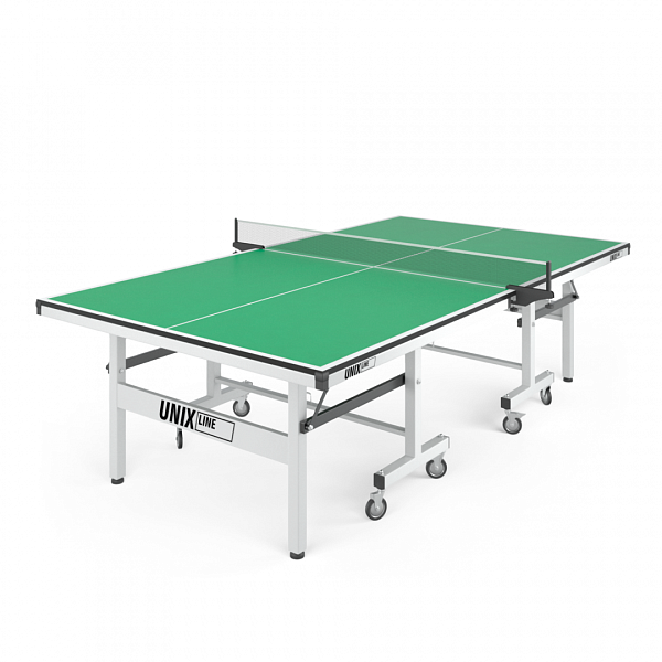 Профессиональный теннисный стол UNIX Line 25 мм MDF Green для пинг-понга