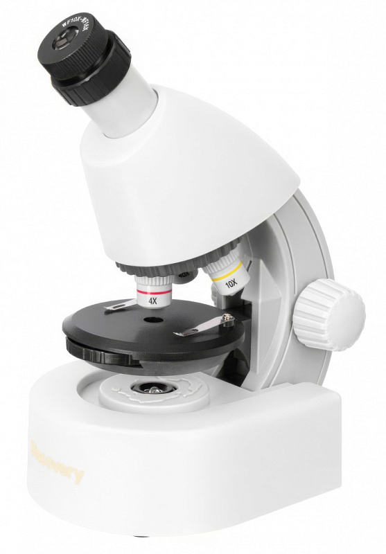 Микроскоп Levenhuk Discovery Micro Polar с книгой и набором препаратов - увеличение 40-640x