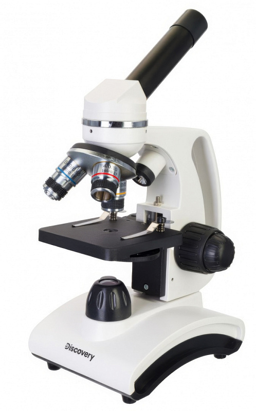 Микроскоп Levenhuk Discovery Femto Polar 40-400x с книгой Невидимый мир для школьников