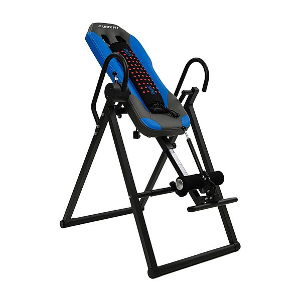 Инверсионный стол UNIX Fit IV-180M с массажем и подогревом спины до 180 кг