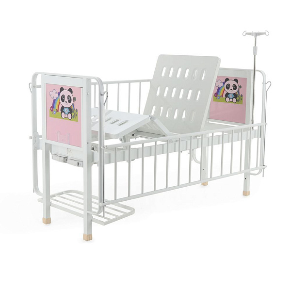 Кровать механическая детская Med-Mos Тип 4 вариант 4.1 DM-2320S-01 с полкой для обуви и матрасом