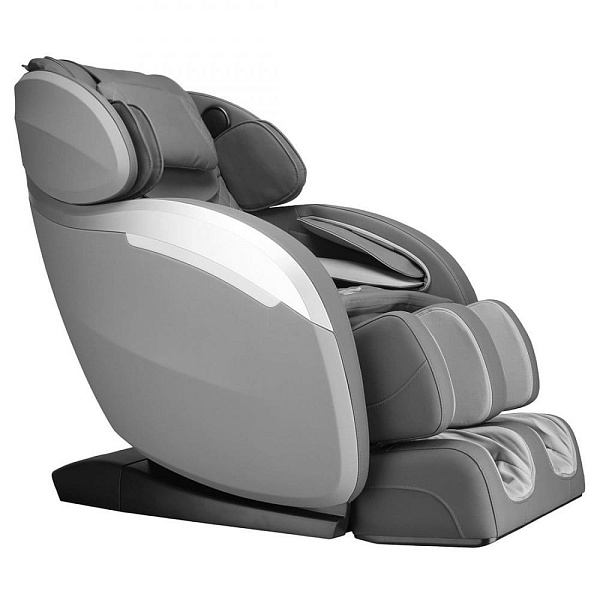 Массажное кресло Gess Futuro GESS-830 серое: L-каретка, Zero Gravity, Bluetooth, сканирование тела