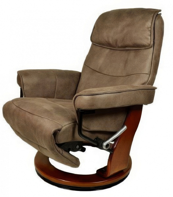 Кресло Relax Rio 7651B кофейный иск. нубук, цвет 03MOCCA/029 WALNUT