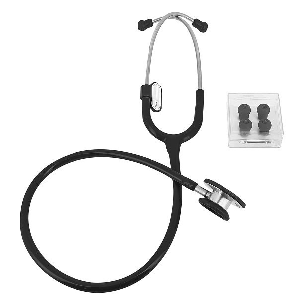 Стетоскоп Amrus 04-AM420 Deluxe терапевтический с 2-сторонней головкой из нержавеющей стали