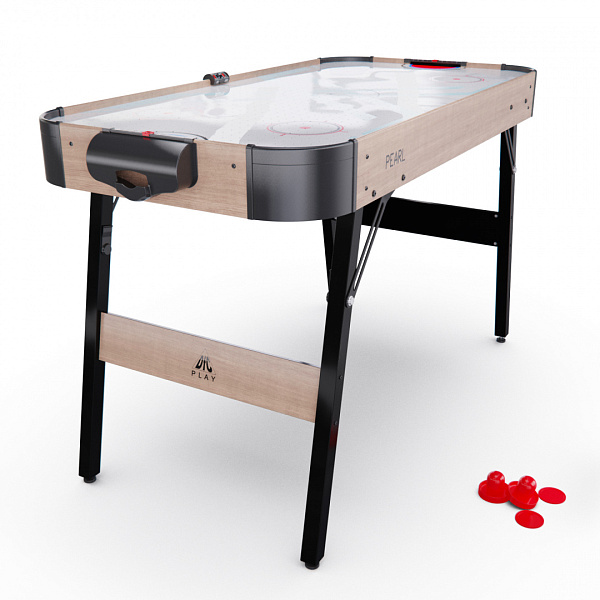 Игровой стол аэрохоккей DFC Pearl 122x60 см складной для дома и семьи