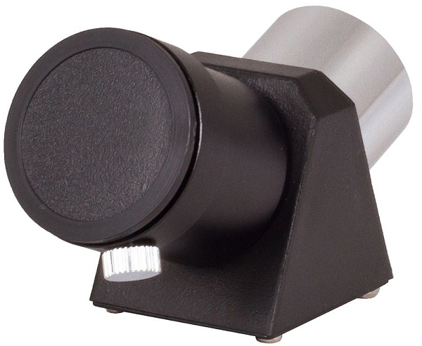 Оборачивающая призма Sky-Watcher с отклонением оптической оси на 45° и посадкой 1,25" для получения прямого не перевернутого изображения при наблюдении наземных объектов в линзовых и зеркально-линзовых телескопах