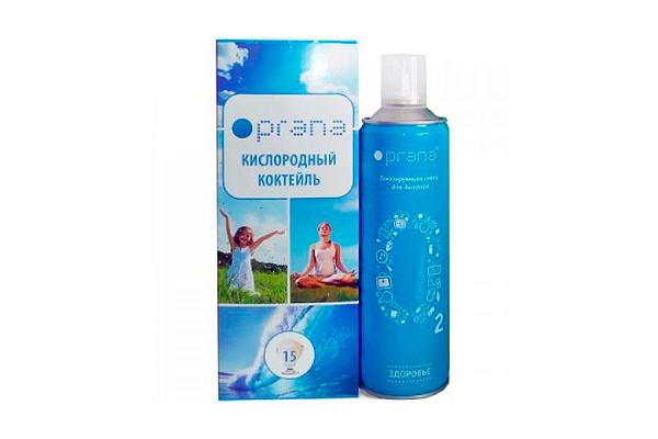 Набор для приготовления кислородных коктейлей Prana №15 (15 порций) с баллончиком 8л