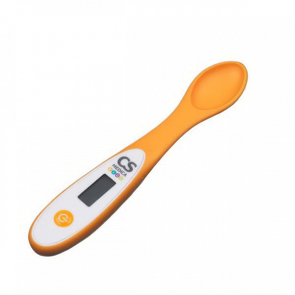 Термометр-ложка электронный CS Medica KIDS CS-87s для детского питания: измерение температуры смеси