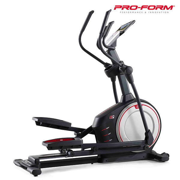 Эллиптический тренажер ProForm 420E PFEVEL49716: маховик 7 кг, шаг 51 см, наклон до 20%, 20 уровней