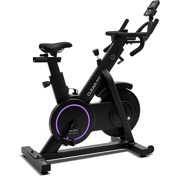 Велотренажер сайкл Clear Fit StartHouse SS 500 для дома: магнитный, 20 кг маховик, до 140 кг