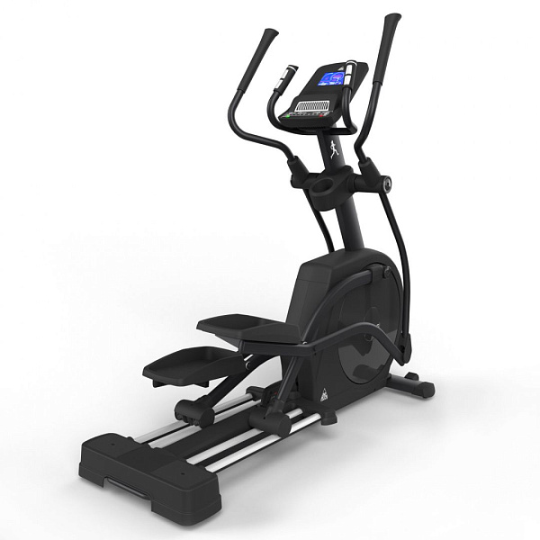 Эллиптический тренажер DFC E4500P Cardio для дома: электромагнитный, маховик 16 кг, шаг 50.8 см, до 150 кг