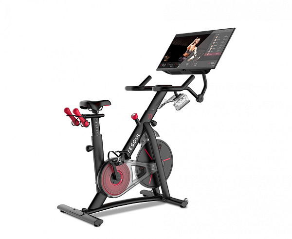 Велотренажер YESOUL Smart Spinning bike G1MAX черный с дисплеем 32, магнитный, до 130 кг