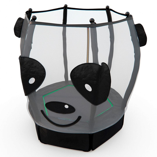 Детский батут DFC ANIMALS PANDA 55 (140 см) с защитной сеткой до 50 кг