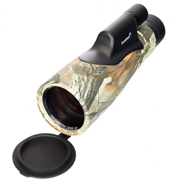 Монокуляр Levenhuk Camo Pine 10x56 с сеткой: 10-кратное увеличение, водозащита IP67, азот