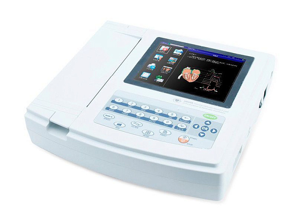 Электрокардиограф Med-Mos ECG1200G 12-канальный переносной с защитой от дефибриллятора