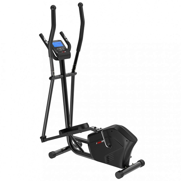 Электромагнитный эллиптический тренажер UNIXFIT SL-340E для дома: маховик 16 кг, шаг 34 см, 24 уровня нагрузки, до 120 кг